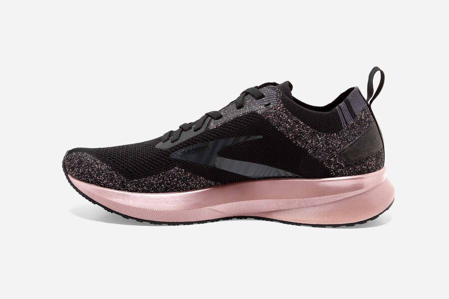 Brooks Running Shoes Womens Black/Pink - Levitate 4 Road - 6701-TZYAL